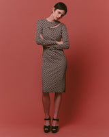 PATTERNED SIDE SLIT DRESS