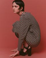 PATTERNED SIDE SLIT DRESS