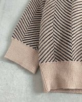 HERRINGBONE CARDIGAN
