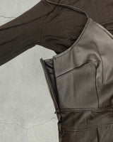 LEATHER ONEPIECE SET