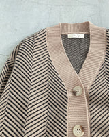 HERRINGBONE CARDIGAN