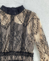BLACK LACE DRESS