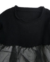 TULLE DOCKING KNIT