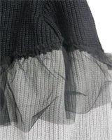 TULLE DOCKING KNIT