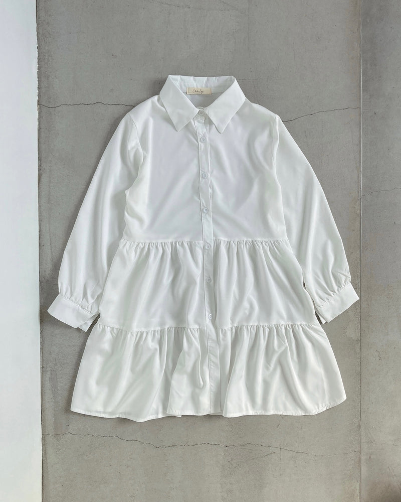 FRILL SHIRT ONEPIECE – Charlie Style
